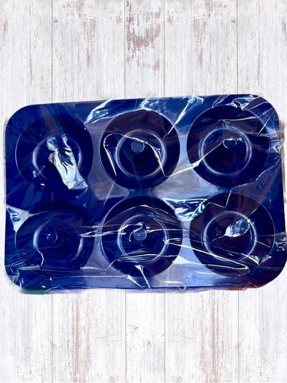 Weight Watchers Silicone Bagel or Donut Silicone Baking Pan Blue NEW - Picture 5 of 8